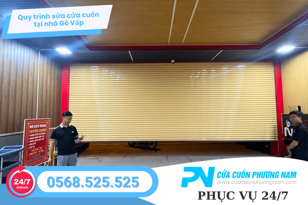 Dịch vụ sửa cửa cuốn tại nhà Gò Vấp – Uy tín, nhanh chóng, giá rẻ