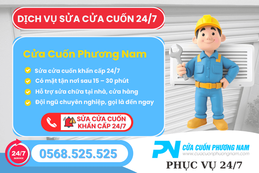 Nguy Hiểm Khôn Lường Khi Cửa Cuốn Kẹt Ban Đêm