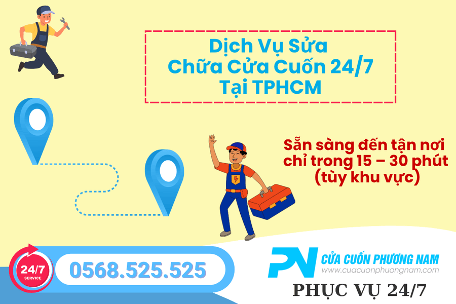 Nguy Hiểm Khôn Lường Khi Cửa Cuốn Kẹt Ban Đêm
