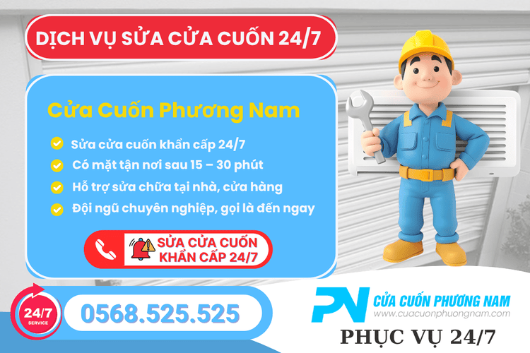 Sửa Motor Cửa Cuốn Quận 3 – Dịch Vụ Khẩn Cấp Có Mặt Trong 15 Phút