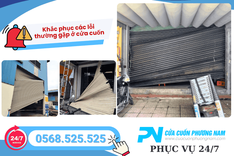 Sửa cửa cuốn 247 TPHCM – Tận nơi, Thợ giỏi, Có mặt sau 15 phút