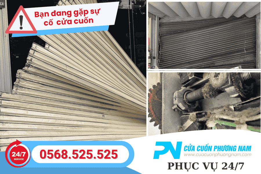 Sửa cửa cuốn Gò Vấp 2424 – Dịch vụ cứu hộ khẩn cấp 15 phút có mặt