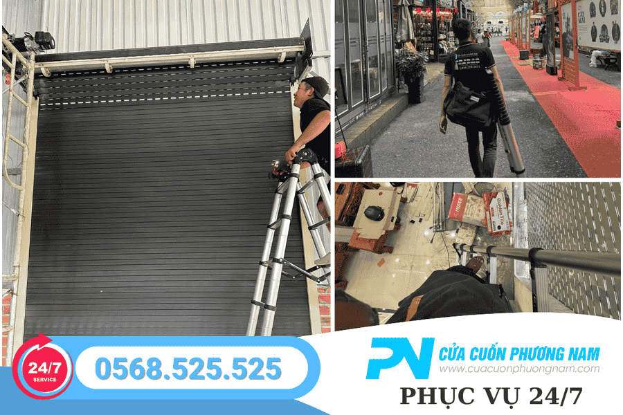 Sửa cửa cuốn Gò Vấp 2424 – Dịch vụ cứu hộ khẩn cấp 15 phút có mặt