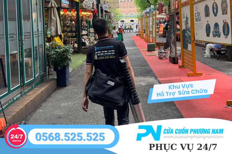 Sửa cửa cuốn khẩn cấp 247 tại Gò VấpCó mặt sau 15 phút