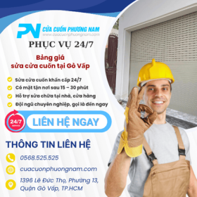 Bảng giá sửa cửa cuốn tại Gò Vấp – Cứu hộ cửa cuốn 24/7